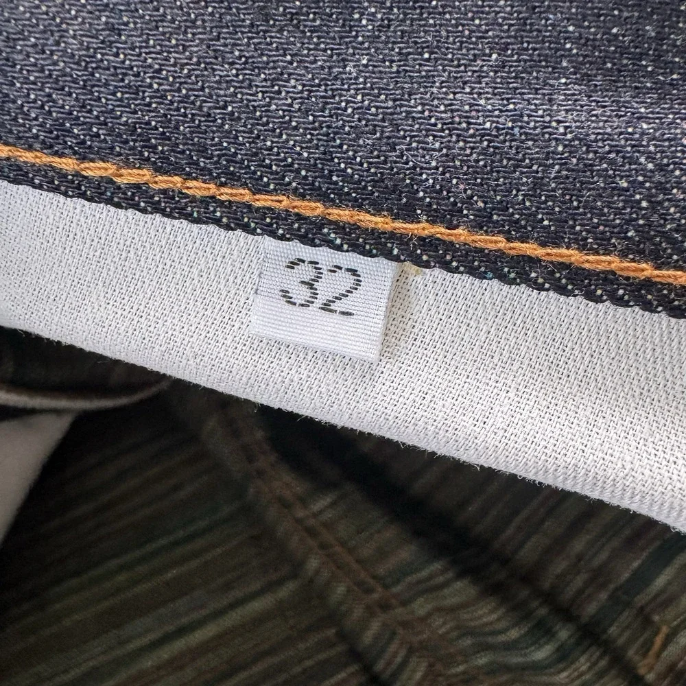 Gustin #541 Rainbow 12oz Selvedge Denim Jeans Size Mens 32x35 Button Fly NWOT